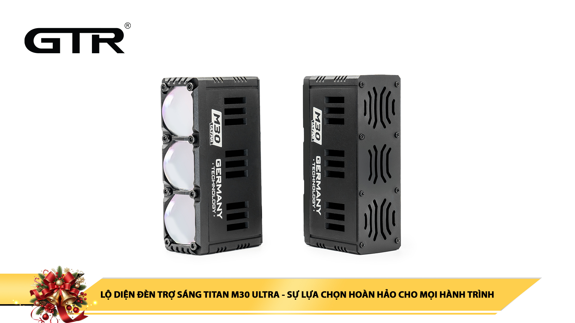 LỘ DIỆN ĐÈN TRỢ SÁNG TITAN M30 ULTRA - SỰ LỰA CHỌN HOÀN HẢO CHO MỌI HÀNH TRÌNH